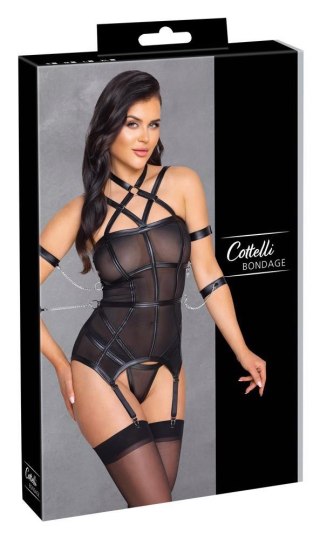 Komplet bielizny bondage Cottelli Bondage z 4 kajdankami