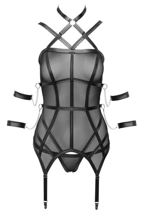 Komplet bielizny bondage Cottelli Bondage z 4 kajdankami
