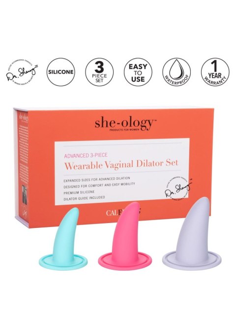Zestaw dilatorów Sheology Calexotics silikonowy wodoodporny