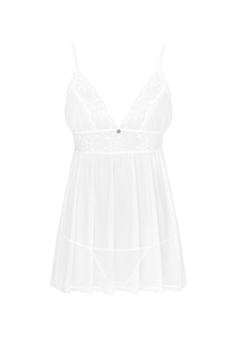Babydoll z koronką i stringami Obsessive Heavenlly XL/2XL