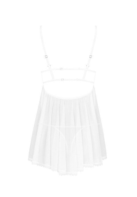 Babydoll z koronką i stringami Obsessive Heavenlly XL/2XL
