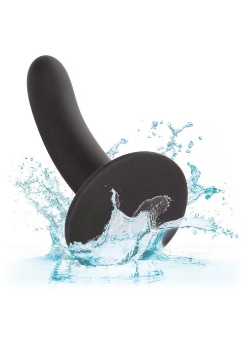 Dildo analne Boundless silikonowe gładkie czarne 15 cm Calexotics