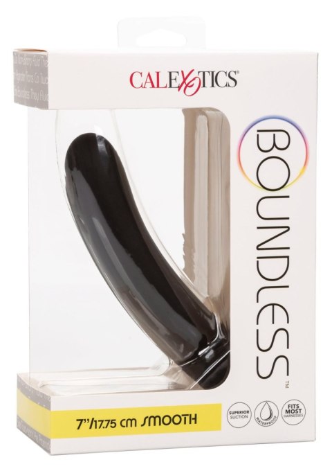 Dildo analne silikonowe Boundless czarne 18 cm