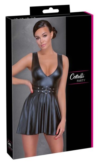 Krótka sukienka rozkloszowana Cottelli PARTY czarna