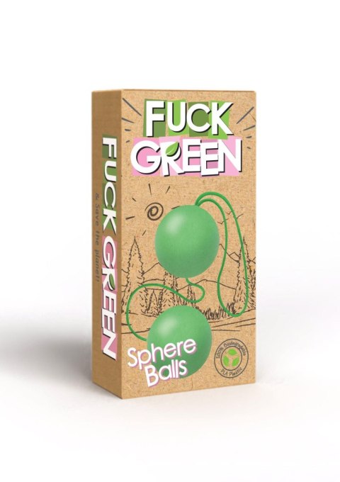 Kulki Sphere Balls FUCK GREEN zielone biodegradowalne wodoodporne
