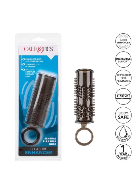 Nakładka przedłużająca Calexotics szara TPE 11.5 cm