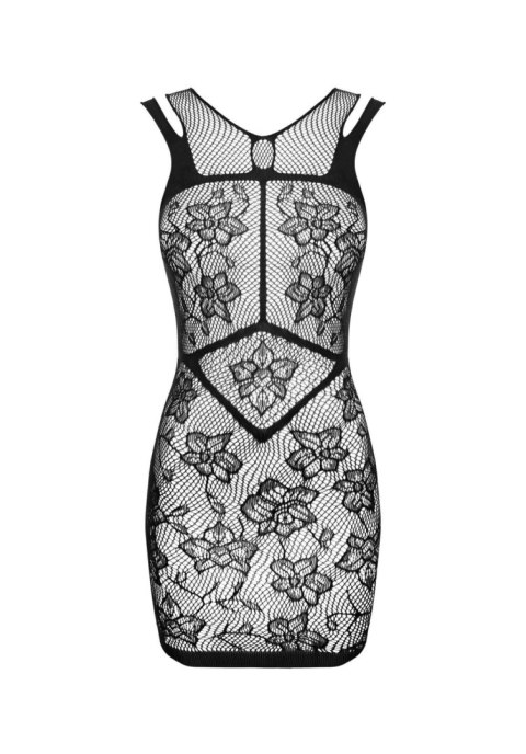 Czarna minisukienka siateczkowa Obsessive S/M/L