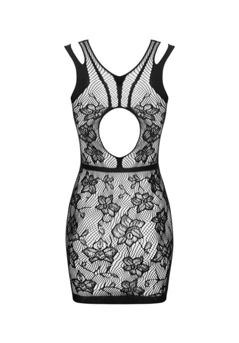 Czarna minisukienka siateczkowa Obsessive S/M/L