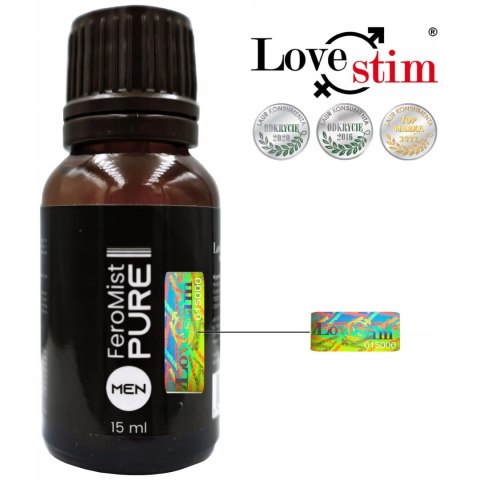 Feromony męskie bezzapachowe LoveStim FeroMist PURE 15ml
