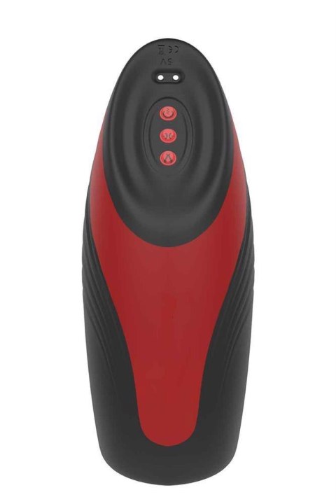 Masturbator Mr Pleasure rozgrzewający z ssaniem i wibracjami USB