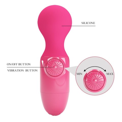 Mini masażer wibracyjny Pretty Love silikonowy USB wodoodporny