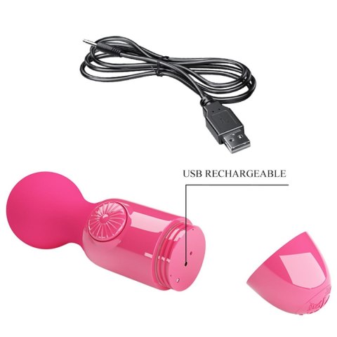 Mini masażer wibracyjny Pretty Love silikonowy USB wodoodporny