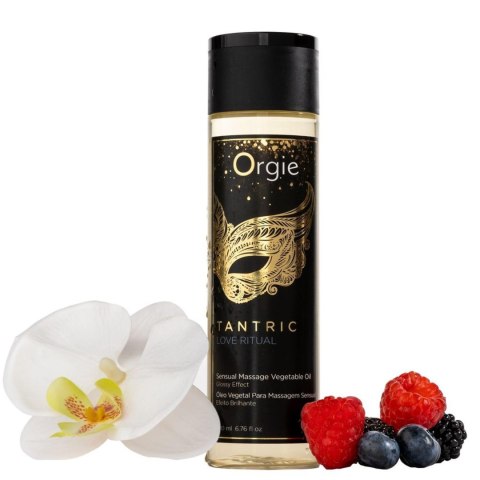 Olejek do masażu tantrycznego Orgie połyskujący 200 ml