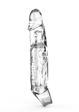 Przedłużka TPE ToyJoy Get Real przezroczysta duża 19 cm