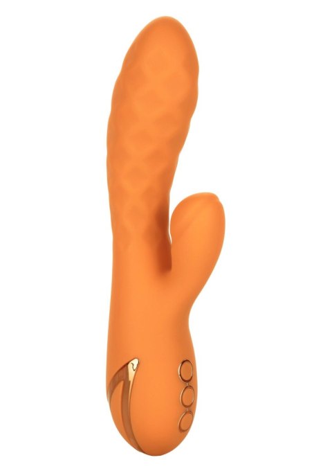 Wibrator króliczek Calexotics Newport Beach Babe pomarańczowy USB 21.5 cm