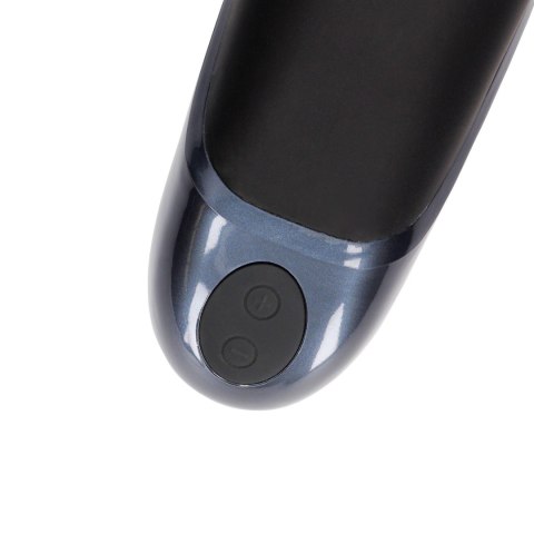 Wibrujący masturbator Loveline silikonowy czarny 7,5 cm