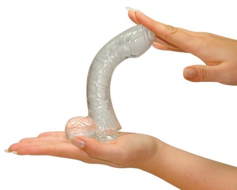 Dildo realistyczne NMC z jądrami 17 cm PVC