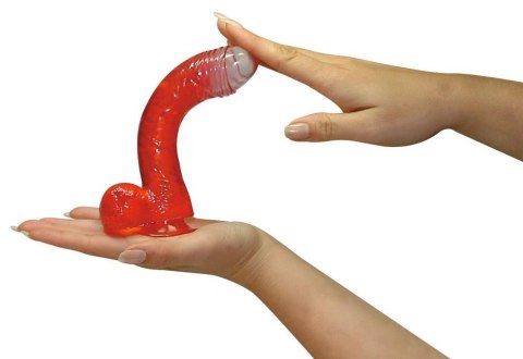 Dildo realistyczne z jądrami NMC PVC 17 cm