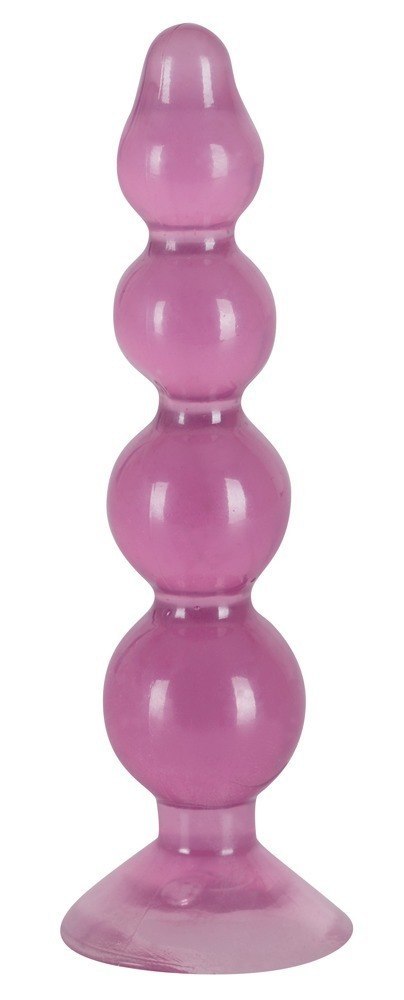 Kule analne You2Toys przezroczysto fioletowe 4 kulki 13 cm