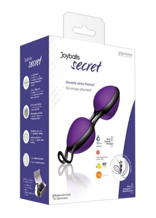 Kulki silikonowe Joyballs secret fioletowo czarne