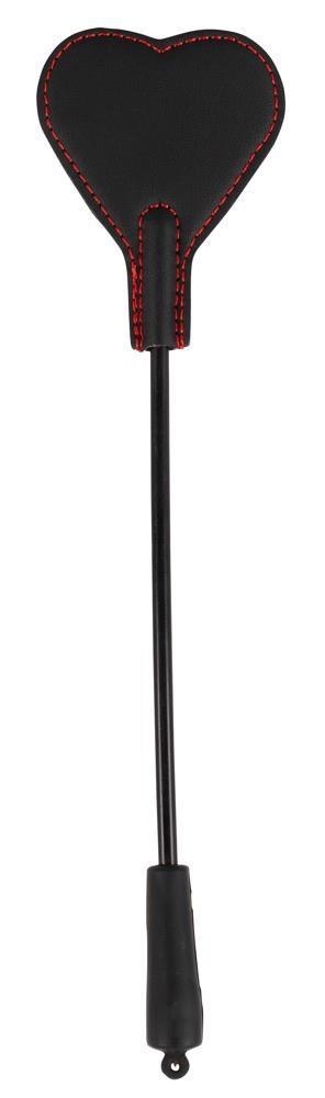 Mały czarny bicz z futrem Bad Kitty 25 cm
