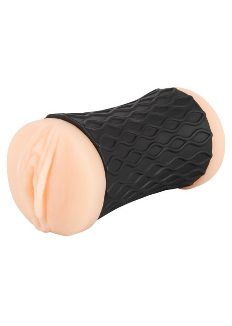 Masturbator Nature Skin z pochwą i odbytem skóra 14 cm