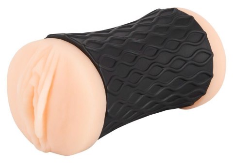 Masturbator Nature Skin z pochwą i odbytem skóra 14 cm