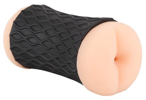 Masturbator Nature Skin z pochwą i odbytem skóra 14 cm