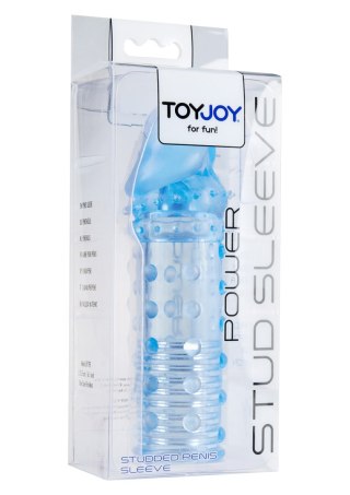 Przedłużka pogrubiająca Power Stud ToyJoy niebieska 15.5 cm