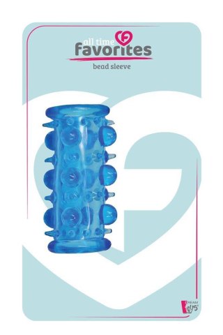 Przelotowa nakładka z koralikami niebieska Dream Toys