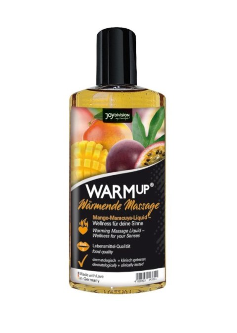 Rozgrzewający olejek do masażu JoyDivision mango marakuja 150 ml