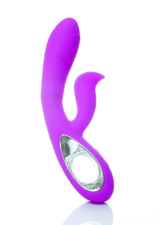 Wibrator punktu G Lyla silikonowy 12 funkcji USB fioletowy wodoodporny