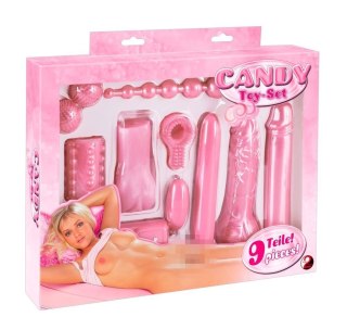 Zestaw 9 zabawek erotycznych You2Toys różowy cukierkowy