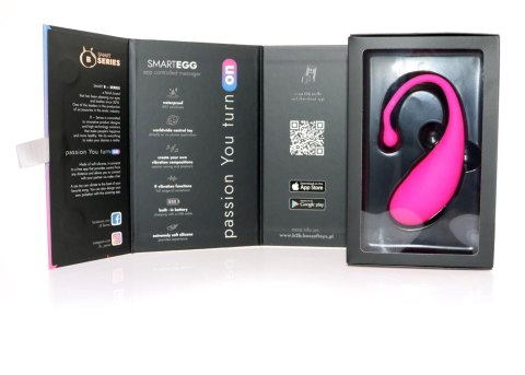 Jajko wibrujące Smart Egg B Series z aplikacją silikonowe USB