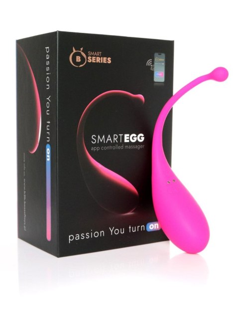 Jajko wibrujące Smart Egg B Series z aplikacją silikonowe USB