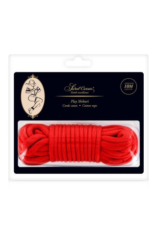 Lina bondage Sweet Caress czerwona bawełniana 10 m