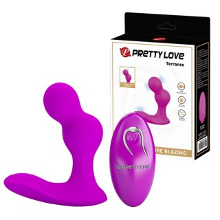 Masażer prostaty Pretty Love Terrance zdalnie sterowany silikonowy