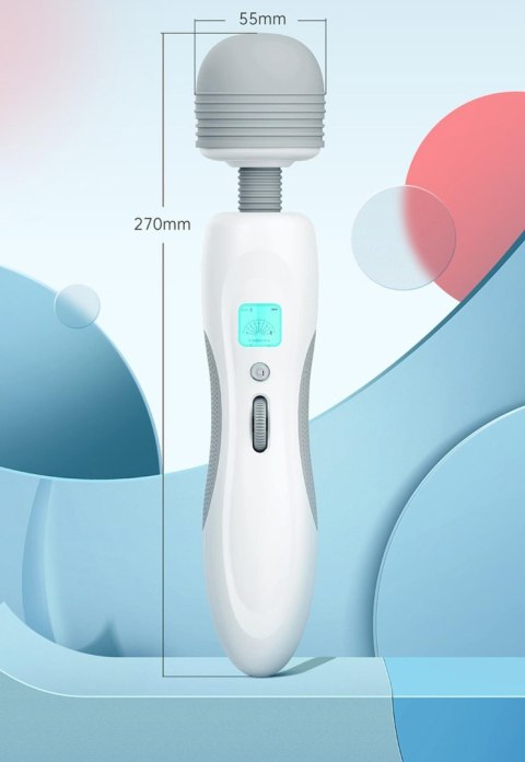 Masażer silikonowy LED B Series Cute biały USB wodoodporny