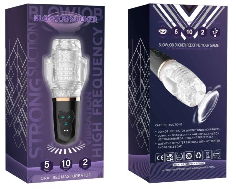 Masturbator ssący wibrujący B Series Cute USB