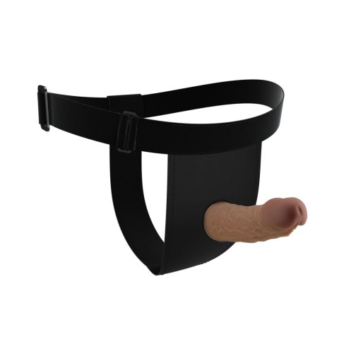 Regulowana uprząż strap-on Pretty Love Houston silikonowe dildo 17 cm
