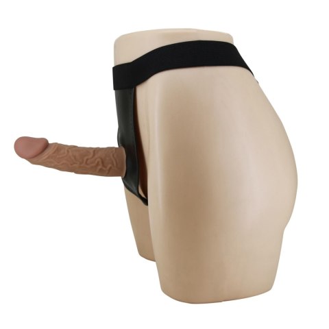 Regulowana uprząż strap-on Pretty Love Houston silikonowe dildo 17 cm