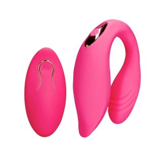 Stymulator dla par Loveline z pilotem silikonowy 8 cm 10 trybów