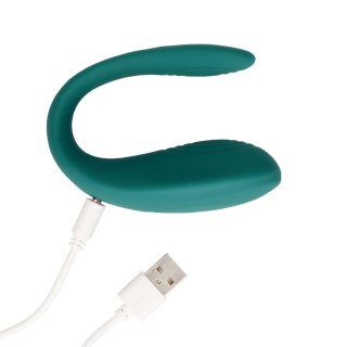 Stymulator silikonowy dla par Loveline z pilotem 10 trybów
