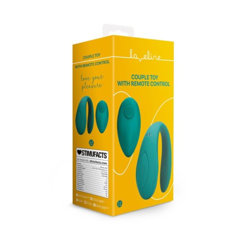 Stymulator silikonowy dla par Loveline z pilotem 10 trybów