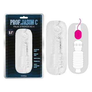 Transparentny masturbator Palm Stroker No.4 Prof.Jason C