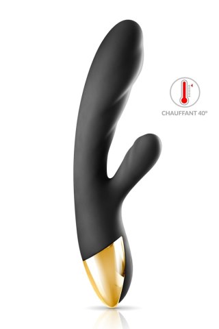 Wibrator króliczek Black Empire Heat My Queen 2 podgrzewany czarny USB
