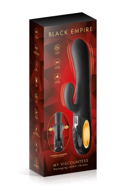 Wibrator króliczek My Viscountess Black Empire USB 21,8 cm