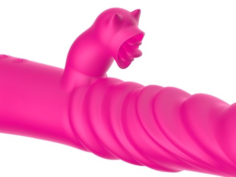 Wibrator lizający potrójna stymulacja pchnący B Series Cute