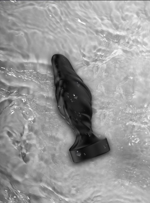 Wibrujący korek analny Limonster czarny 9 trybów USB wodoodporny