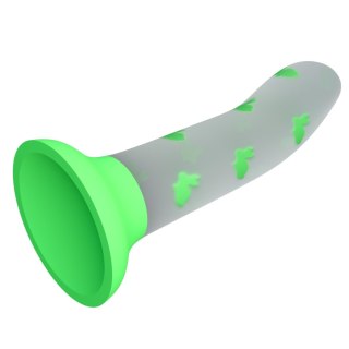 Dildo analne świecące silikonowe Pretty Love z przyssawką